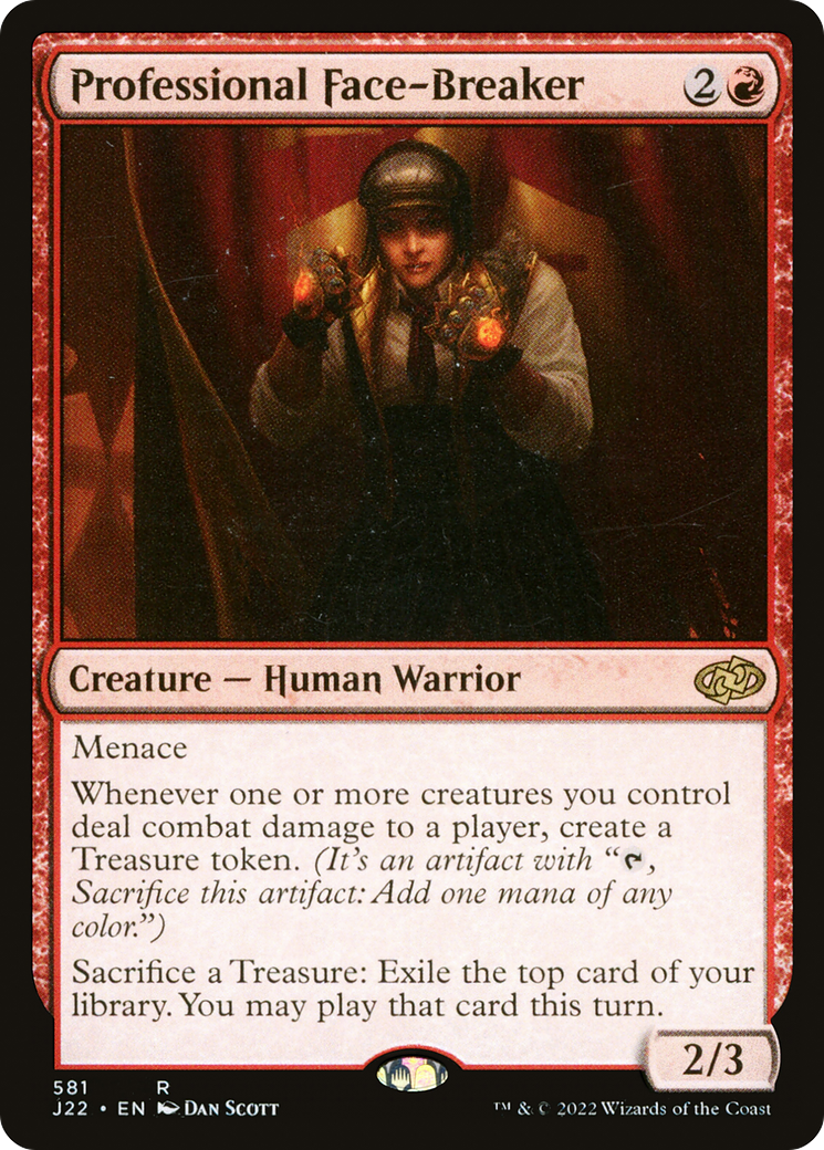 Professional Face-Breaker (J22-581) - Jumpstart 2022 - Magic The Gathering