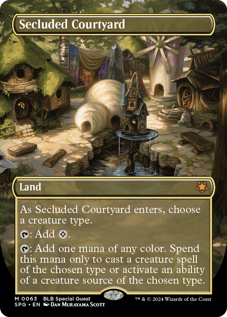 Secluded Courtyard (SPG-063) - Special Guests - Magic The Gathering
