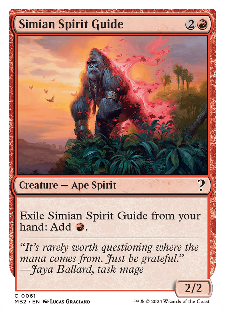Simian Spirit Guide (MB2-061) - Mystery Booster 2 - Magic The Gathering