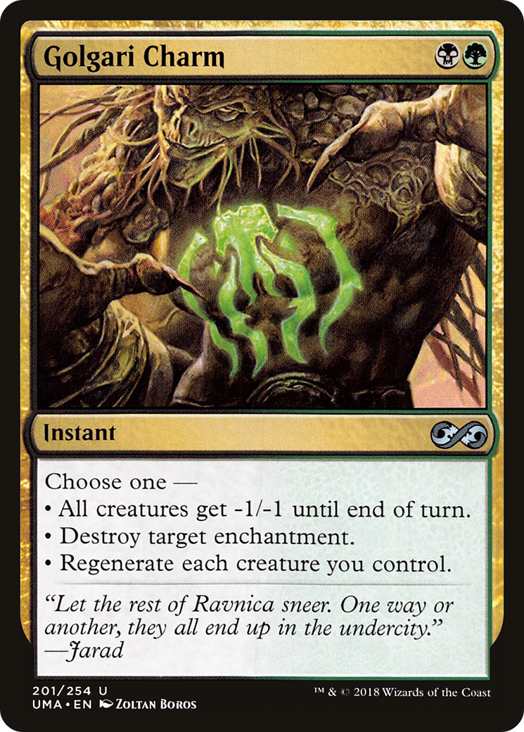 Golgari Charm (UMA-201) - Ultimate Masters - Magic The Gathering