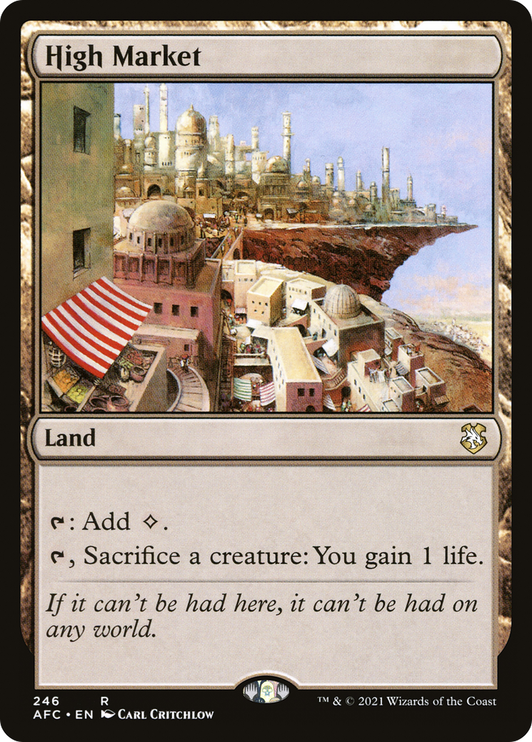 High Market (AFC-246) - Forgotten Realms Commander - Magic The Gathering