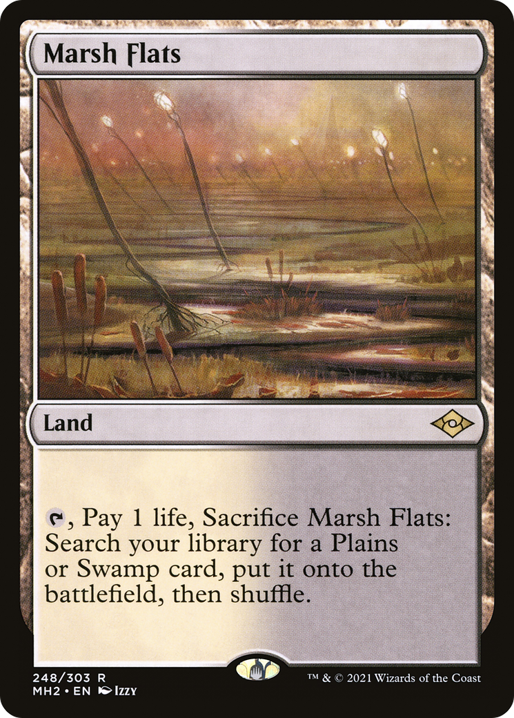 FOIL Marsh Flats (MH2-248) - Modern Horizons 2 - Magic The Gathering