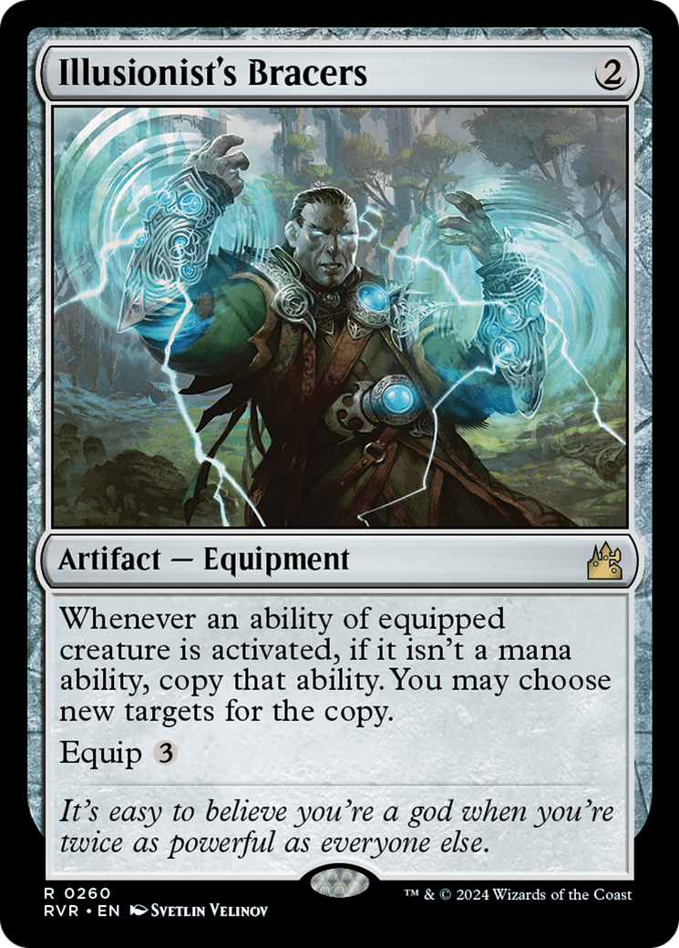 Illusionist's Bracers (RVR-260) - Ravnica Remastered - Magic The Gathering