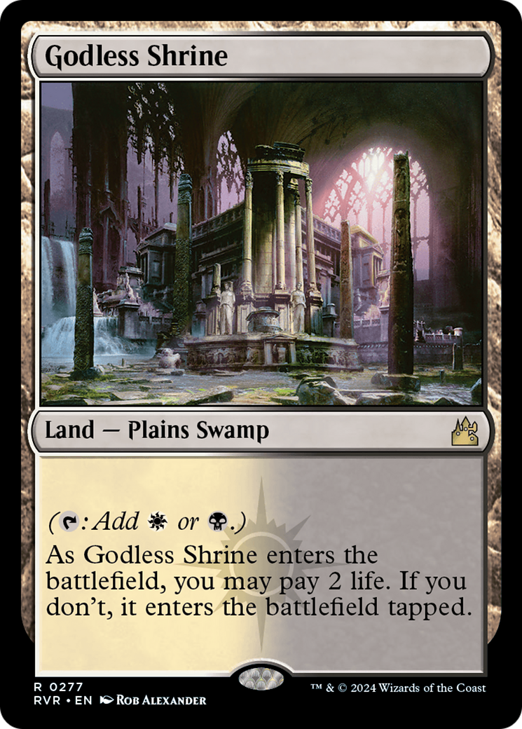 Godless Shrine (RVR-277) - Ravnica Remastered - Magic The Gathering