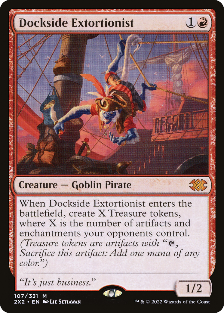Dockside Extortionist (2X2-107) - Double Masters 2022 - Magic The Gathering