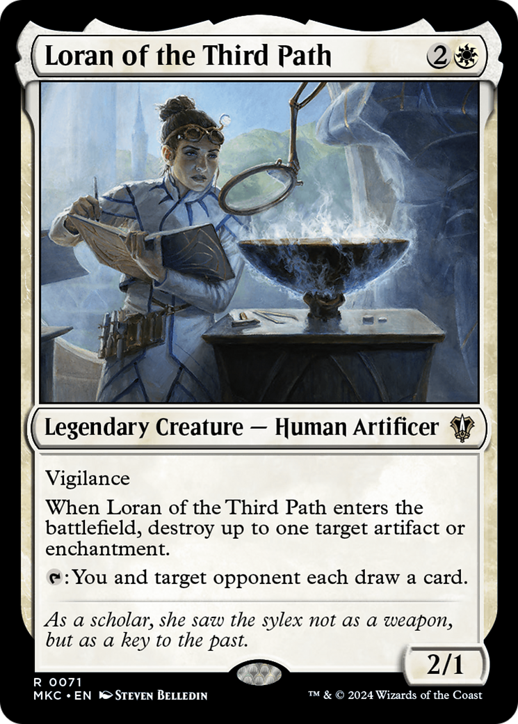 Loran of the Third Path (MKC-071) - Murders at Karlov Manor Commander - Magic The Gathering
