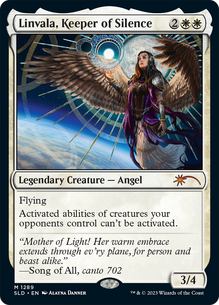 FOIL Linvala, Keeper of Silence (SLD-1289) - Secret Lair Drop - Magic The Gathering