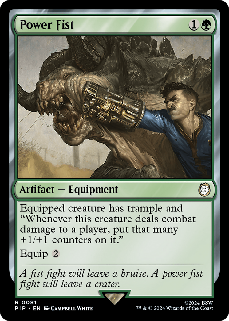 Power Fist (PIP-081) - Fallout - Magic The Gathering
