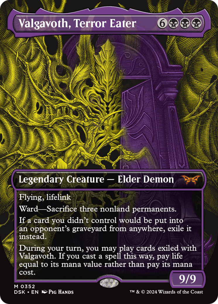 Valgavoth, Terror Eater (DSK-352) - Duskmourn: House of Horror - Magic The Gathering