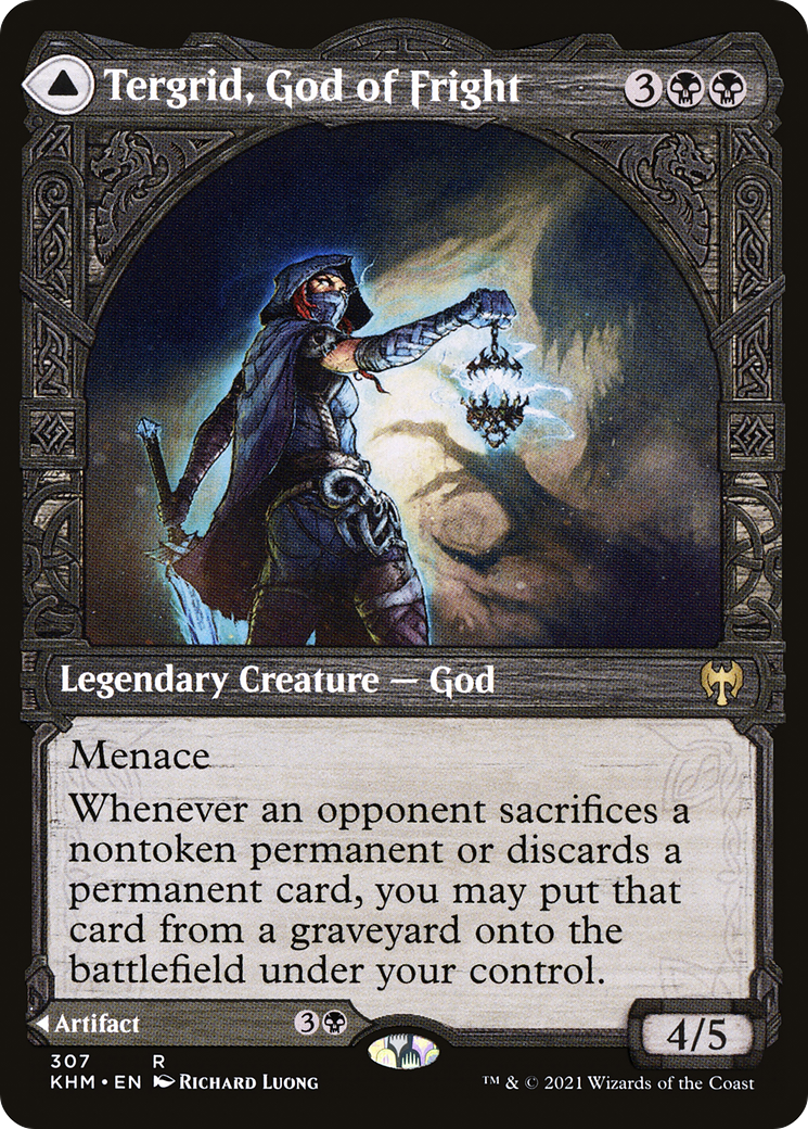 FOIL Tergrid, God of Fright (Showcase) (KHM-307) - Kaldheim - Magic The Gathering