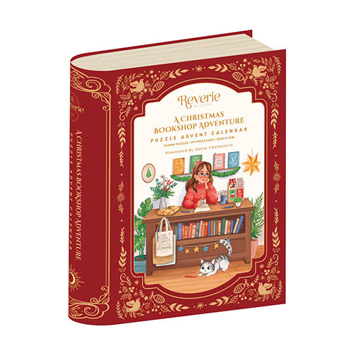 A Christmas Bookshop Adventure Puzzle Advent Calendar Mini Puzzle Set (24 x 99 Piece)