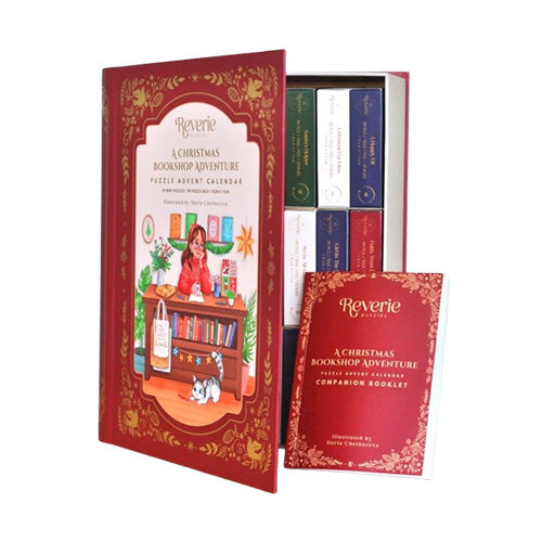 A Christmas Bookshop Adventure Puzzle Advent Calendar Mini Puzzle Set (24 x 99 Piece)