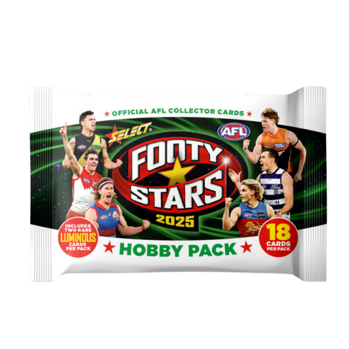 AFL Football 2025 Select Footy Stars Trading Cards Hobby Booster Box (Display of 18)