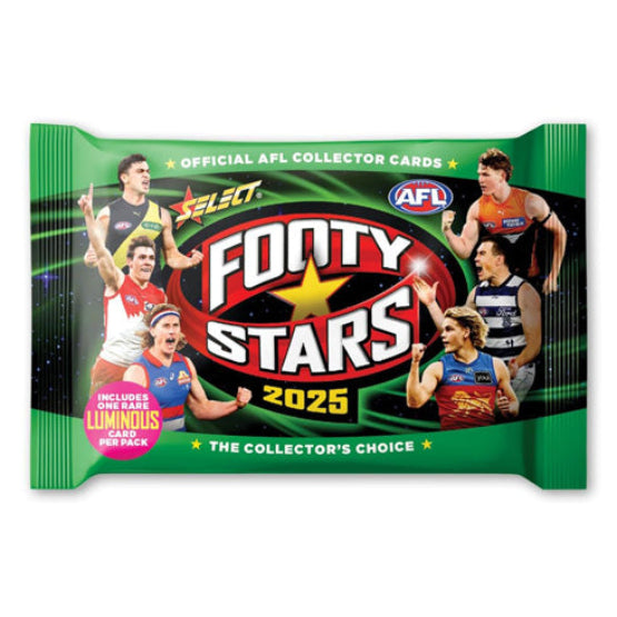 AFL Football 2025 Select Footy Stars Trading Cards Booster Box (Display of 36)