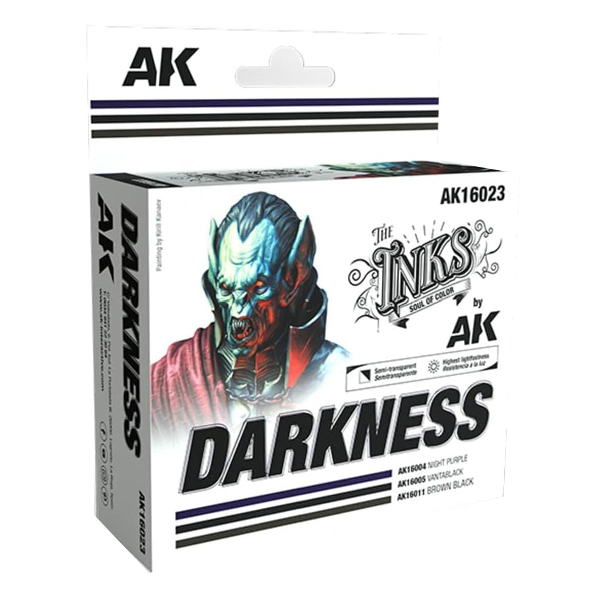 AK Interactive - The Inks - Darkness Set