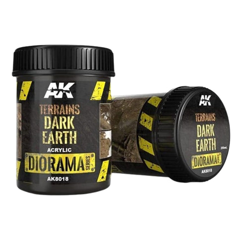 AK Interactive Dioramas - Terrains Dark Earth 250ml