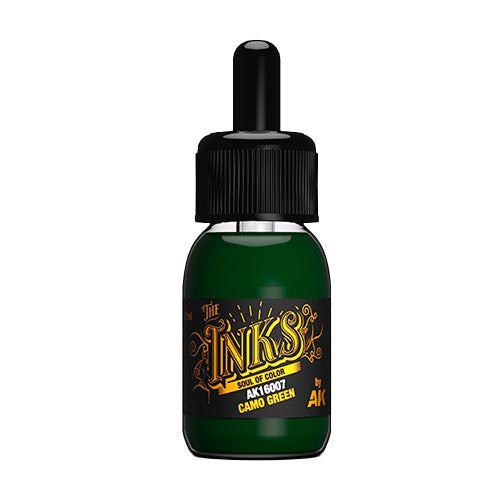 AK Interactive The Inks - Camo Green 30ml