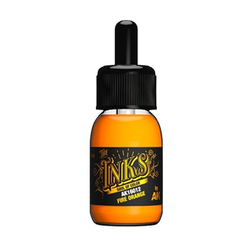 AK Interactive The Inks - Fire Orange 30ml