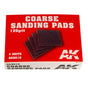 Ak Interactive - Tools - Coarse Sanding Pads 120 grit 4ct