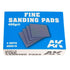 Ak Interactive - Tools - Fine Sanding Pads 400 grit 4ct