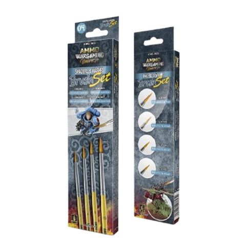 Ammo by MIG Brushes - Wargaming Universe - Shaders and Washes Brush Set
