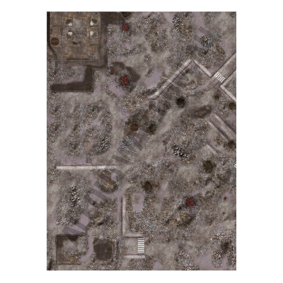 Urban City Battle Mat 60"x44"