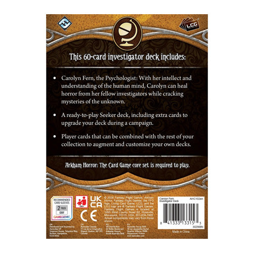 Arkham Horror LCG Carolyn Fern Investigator Deck