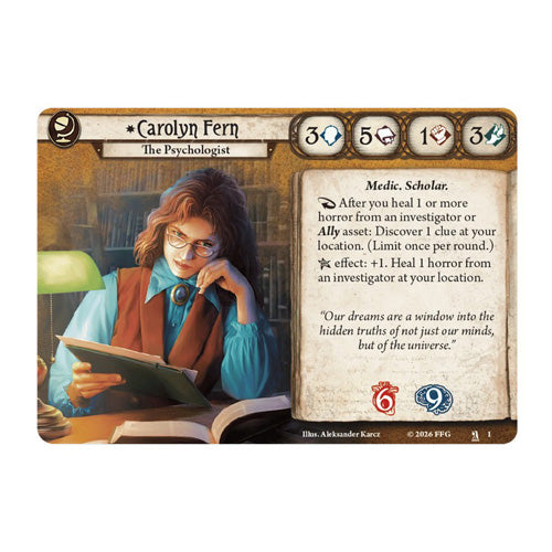 Arkham Horror LCG Carolyn Fern Investigator Deck