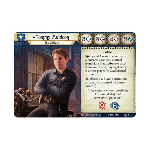 Arkham Horror LCG Tommy Muldoon Investigator Deck