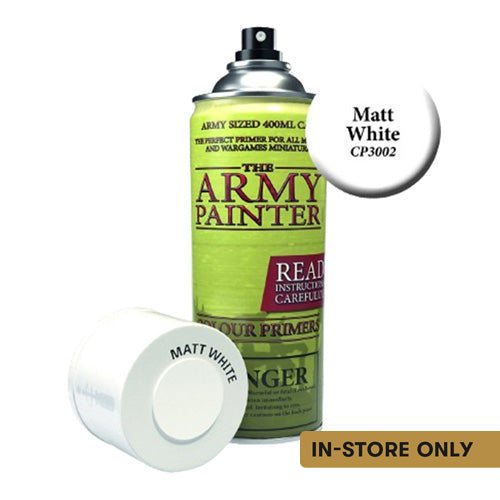 Army Painter Aerosol Spray Primer - Matt White 400ml