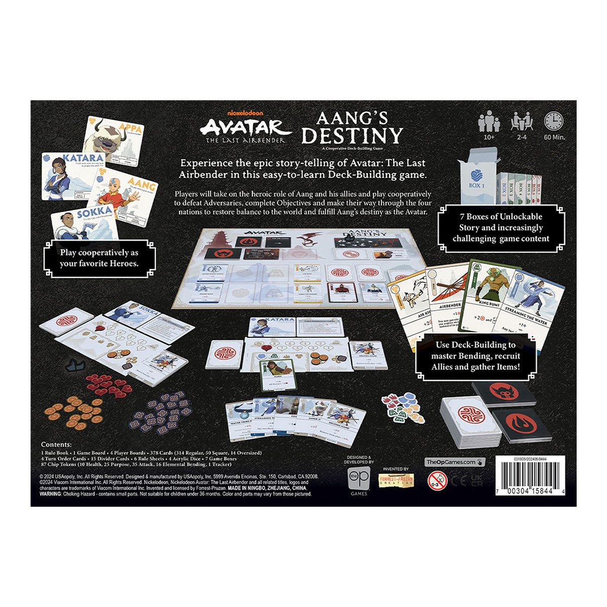 Avatar Last Airbender - Aang's Destiny Deckbuilding Game