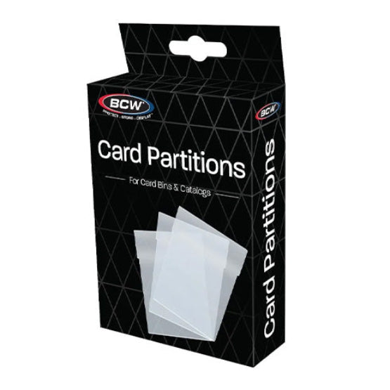 BCW Card Partitions - Clear