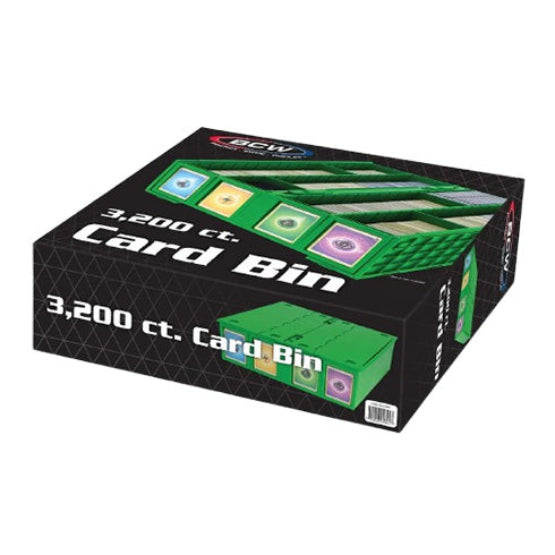 BCW Collectible Card Bin Green 3200ct