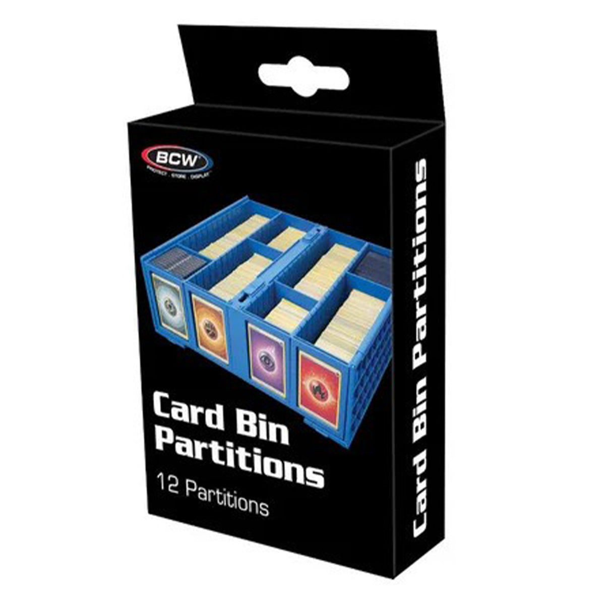 BCW Collectible Card Bin Partitions Blue