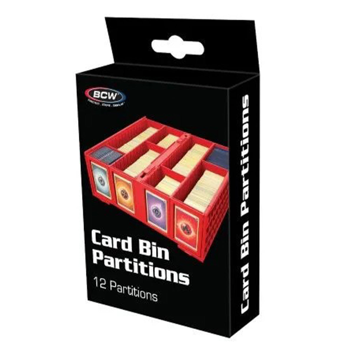 BCW Collectible Card Bin Partitions Red