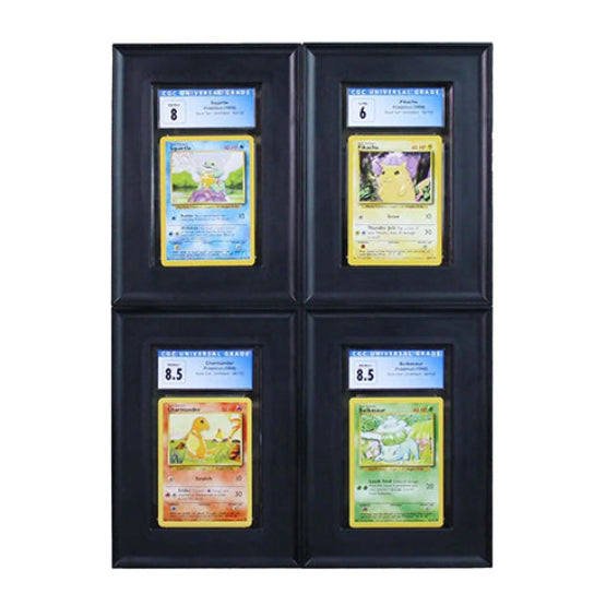 BCW Interlocking Graded Card Frames Black (4 Frames Per Pack)