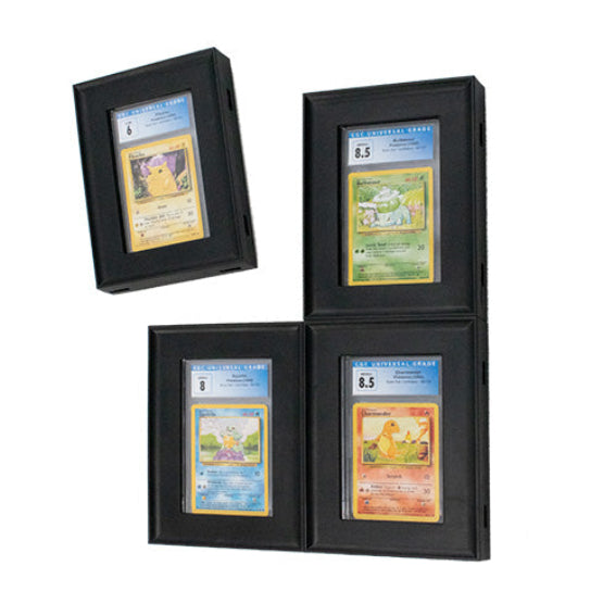 BCW Interlocking Graded Card Frames Black (4 Frames Per Pack)