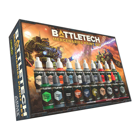 Battletech Mercenaries Paint Set - Army Painter Warpaints Fanatic