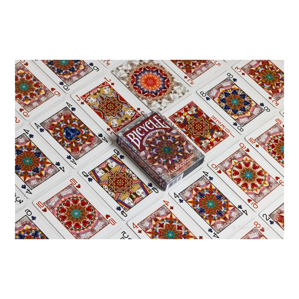 Bicycle Playing Cards - Kaleidoscope Red