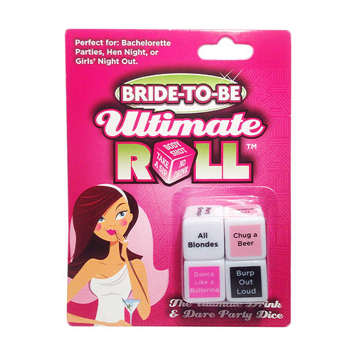 Bride To Be Ultimate Roll - The Ulitmate Drink and Dare Party Dice