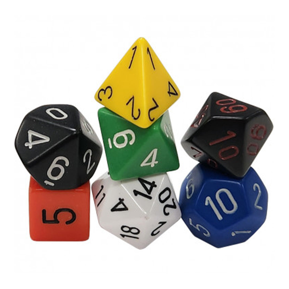 CHX 25499 Nostalgia Opaque GM & Beginner Player 7-Die Set