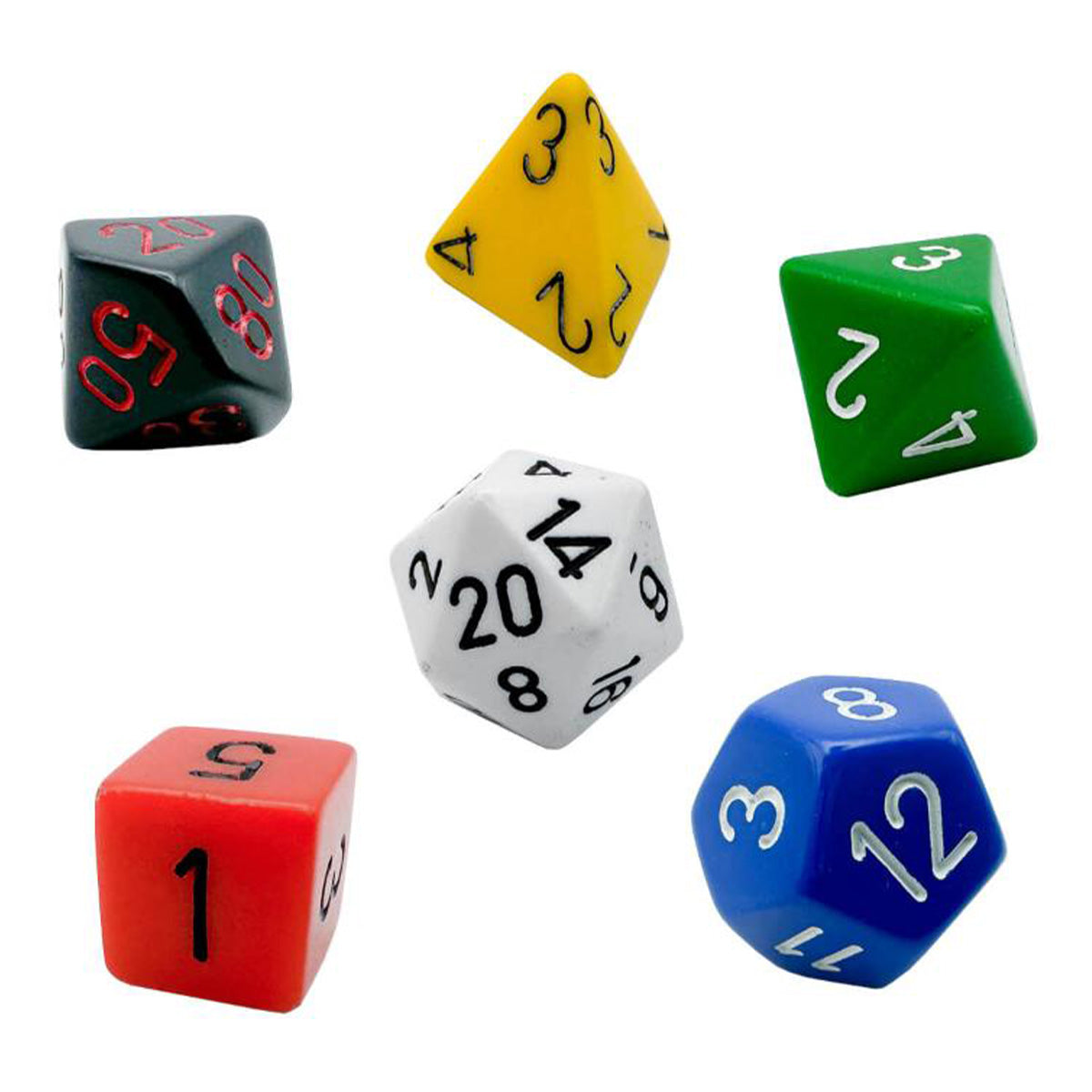 CHX 25499 Nostalgia Opaque GM & Beginner Player 7-Die Set