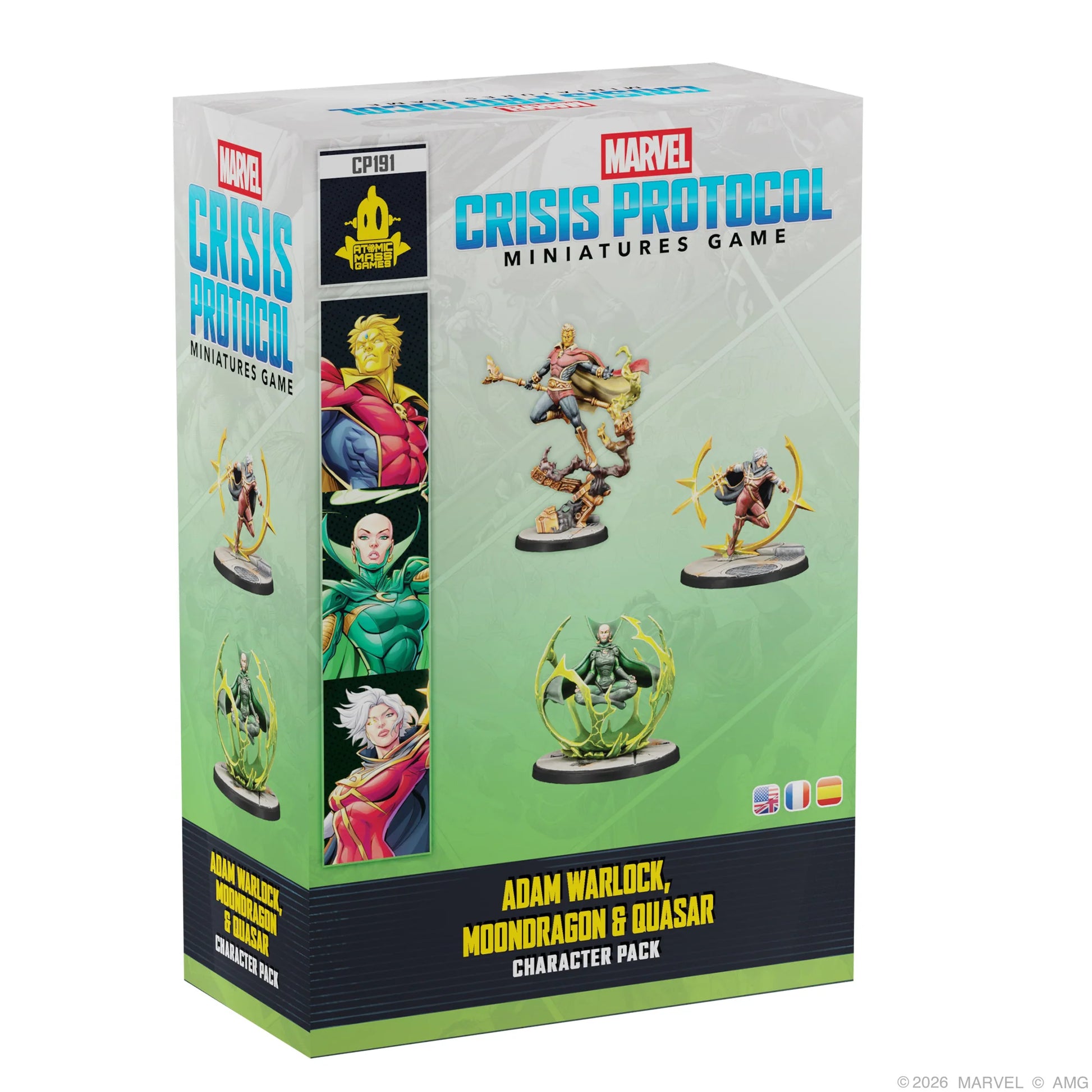 Marvel Crisis Protocol Adam Warlock, Moondragon, & Quasar