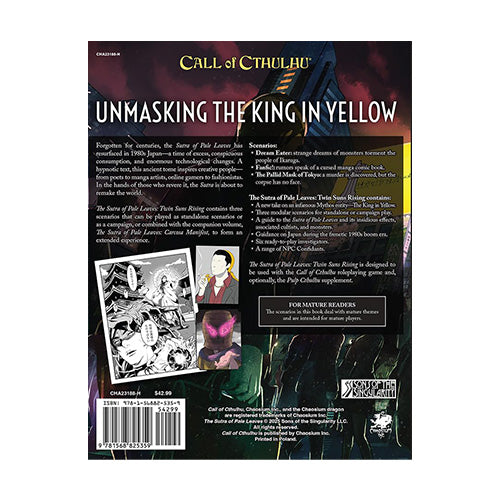 Call of Cthulhu RPG The Sutra of Pale Leaves Twin Suns Rising