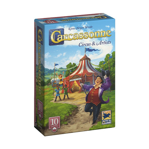 Carcassonne Expansion 10 - Circus and Artist (2025 Redesign)