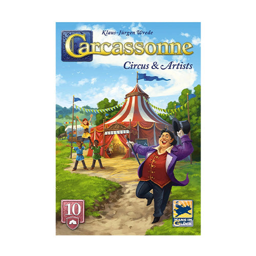 Carcassonne Expansion 10 - Circus and Artist (2025 Redesign)
