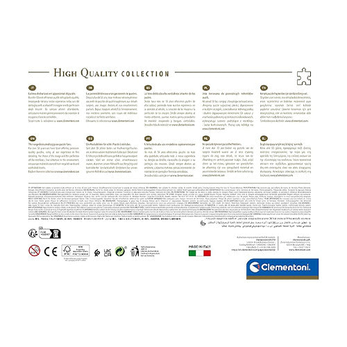 Clementoni Train Station With Santa 500 Piece Puzzle