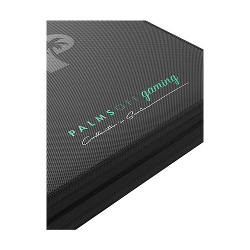 Collector's Series 4 Pocket TOP LOADER Zip Binder - CLEAR - Black