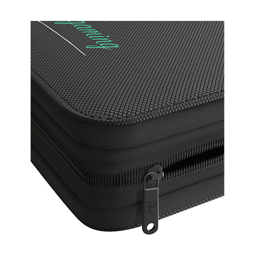 Collector's Series 4 Pocket TOP LOADER Zip Binder - CLEAR - Black