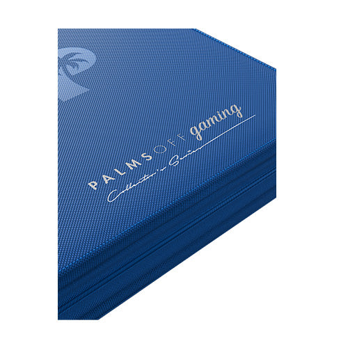 Collector's Series 4 Pocket TOP LOADER Zip Binder - CLEAR - Blue